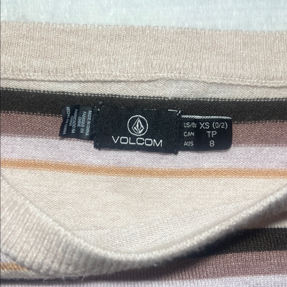Volcom Multicolor Striped Sweater - Picture 2 of 5